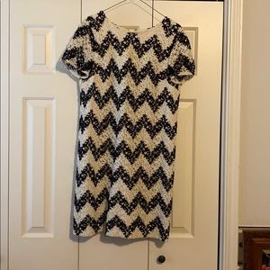 Black and White Lace Dress